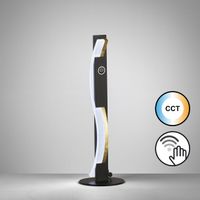 LED Tischleuchte, Schwarz, 42 cm Höhe