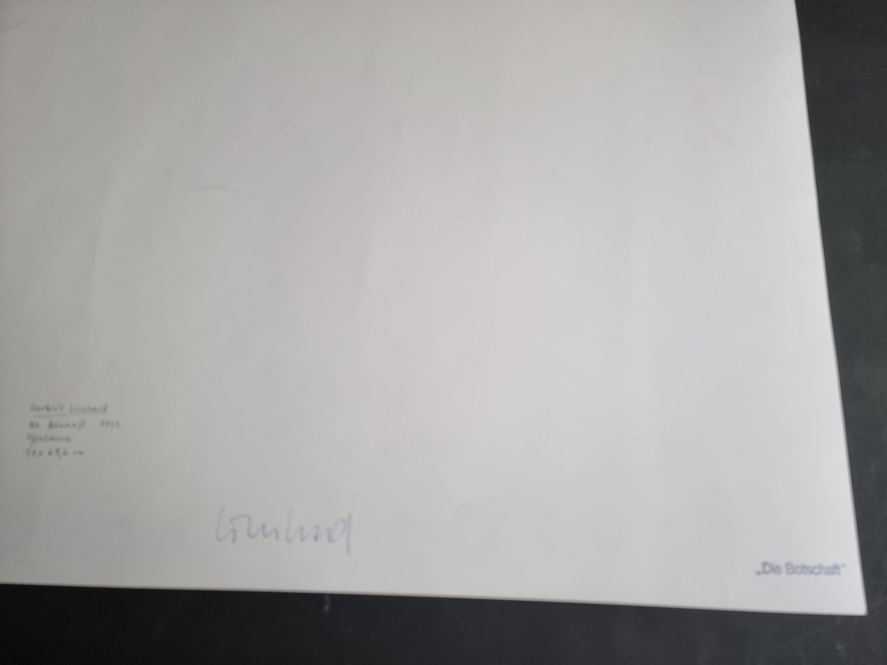 Foto & Immagini: HERBERT LIENHARD ORIGINALGRAFIK SIGNIERT NUMMERIERT OFFSET – Usato da Gersau venduto da grafik-kunst 2