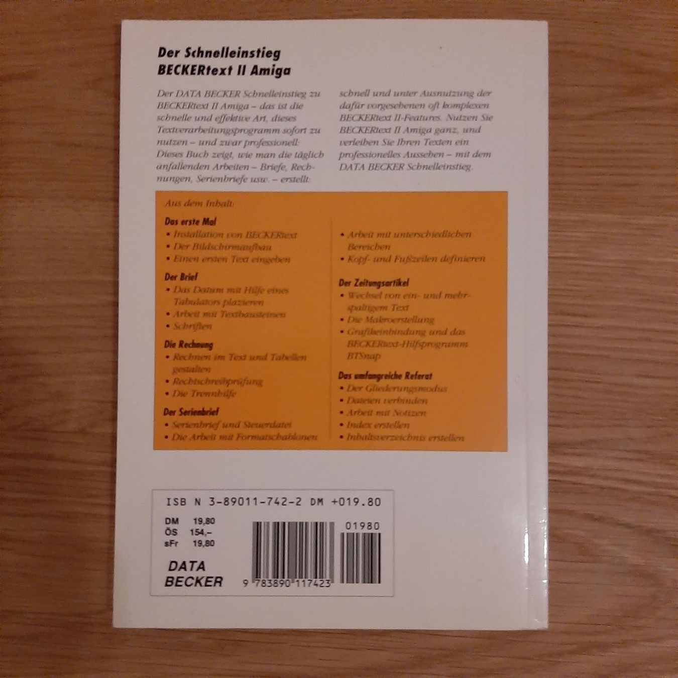 Commodore PCs: Amiga Beckertext 2 Der Schnelleinstieg – Gebraucht aus Beringen von Beringen75 1