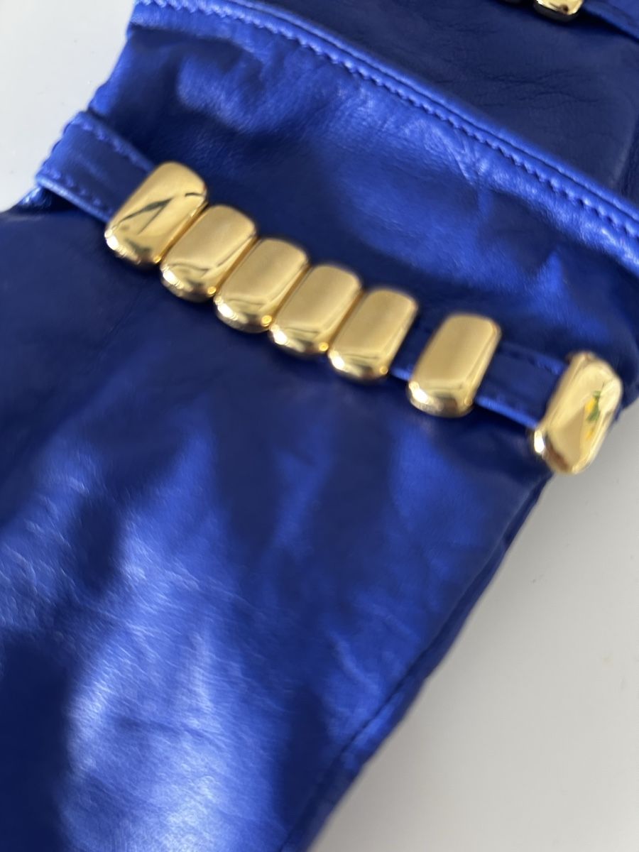Roeckl Guanti & manicotti: Kobaltblaue Roeckl Handschuhe Leder 6,5 – Usato da Zürich venduto da cos_b629 1