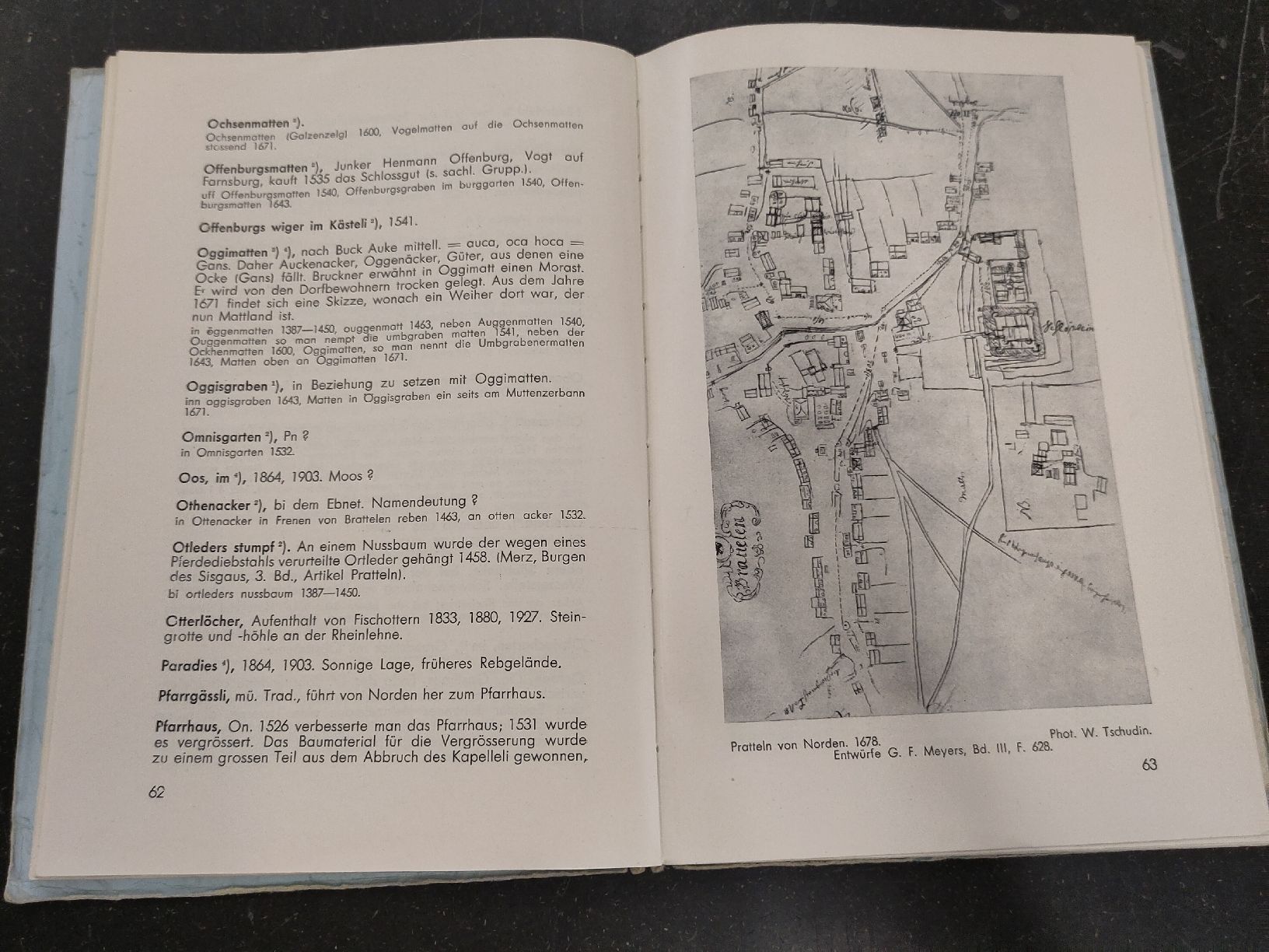 Libri: Die Flurnamen von Pratteln 1936 – Usato da Pratteln venduto da Cartonsducoeur_bl 5