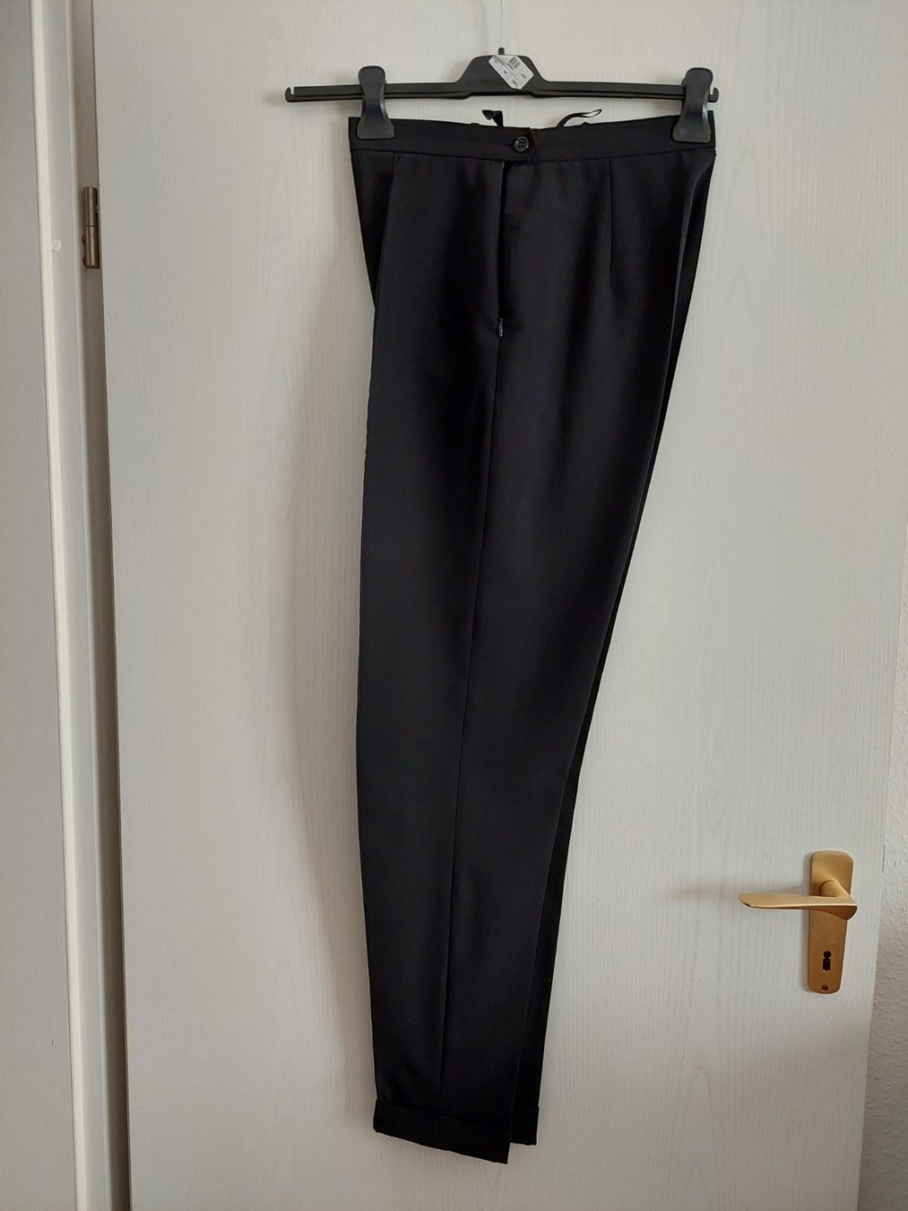 Pantaloni: Hose Gr. 38 Schwarz Marke: Hirsch – Usato da Diegten venduto da isetta590 1