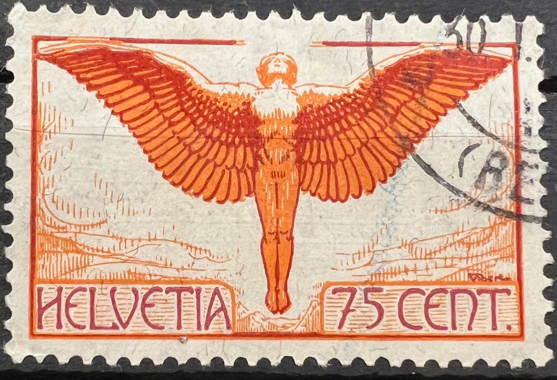 Tutti i francobolli: Flugpost F11 sauberer Eck-⦿ SBK 130.- – Usato da St. Gallen venduto da Cheirodon