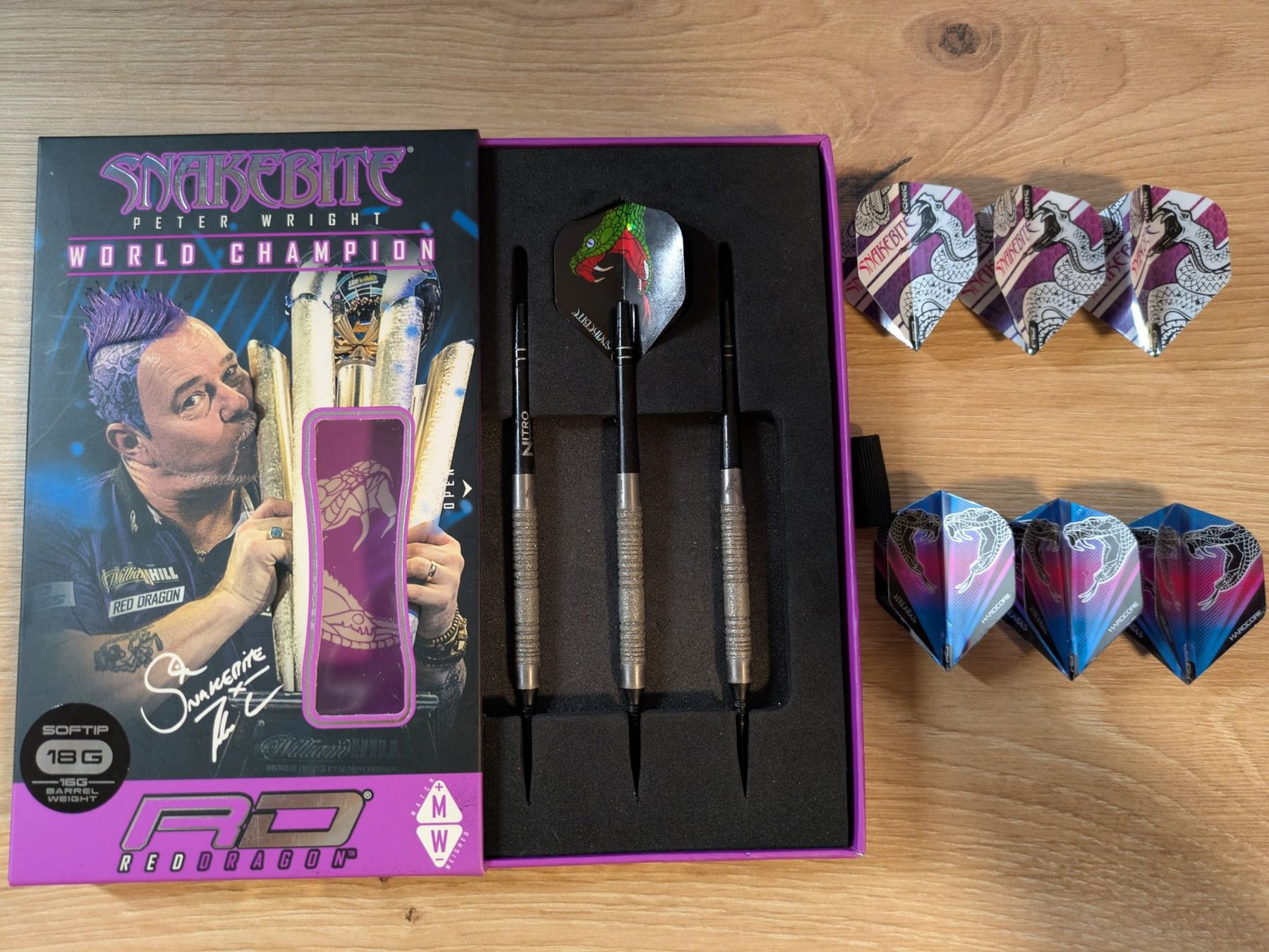 Freccette: Red Dragon Peter Wright Snakebite Euro 11 Element | 18g – Nuovo (secondo la descrizione) da Sachseln venduto da Grogettli