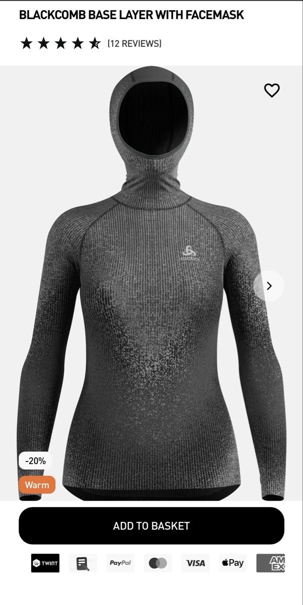 Odlo Sonstige Unterwäsche: Odlo Blackcomb base layer set - top & bottom. Size M. New. – Neu (gemäss Beschreibung) aus Zürich von The_Renew_Project 2
