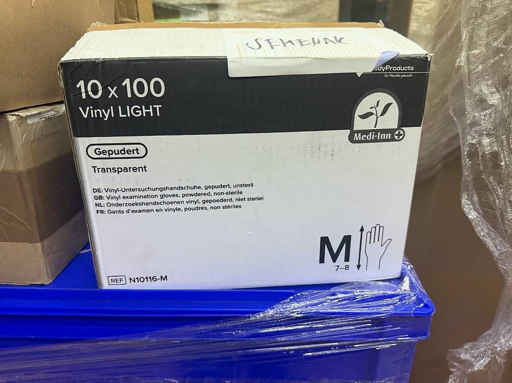 Gants & mitaines : 10 Pack neue Einmalhandschuhe Gr. M, gepudert – Neuf avec emballage d'origine à Necker par liq24 6