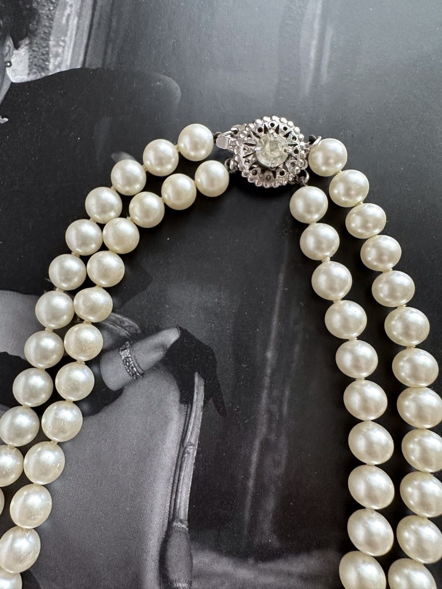 Perle (finte): Zweiteilige Perlenkette vintage – Usato da Zollikon venduto da pan_8jtm 3