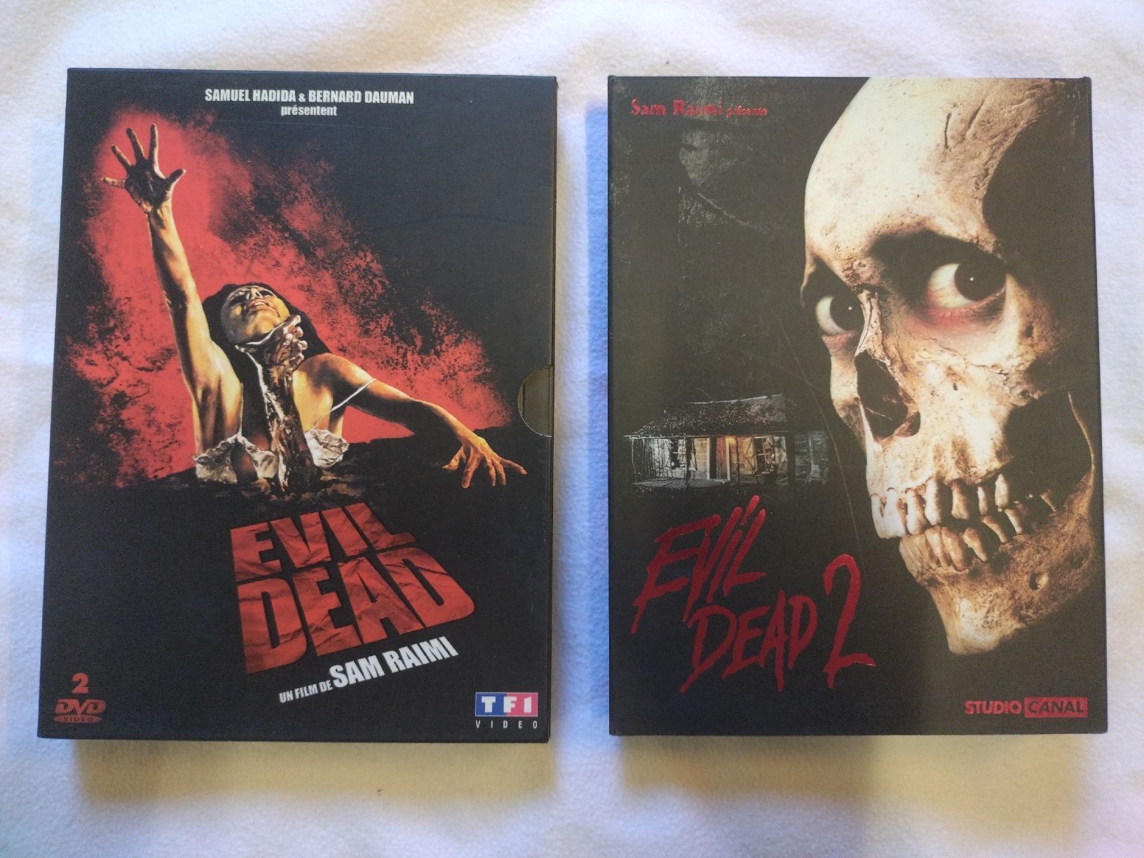 Tutti i DVDs: Evil Dead 1 & 2 coffret DVD FR ENG  – Usato da Farvagny-le-Grand venduto da LaCaverne