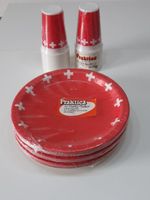 Pappteller + Becher -  Assiettes en carton + gobelets