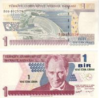 Türkei 1 YTL  unz bankfrisch