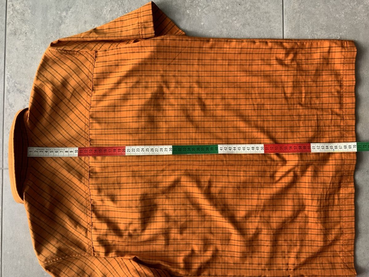 Jack Wolfskin Camicie: Hemd Jack Wolfskin kariert orange  – Usato da Olten venduto da nachTagetes 3