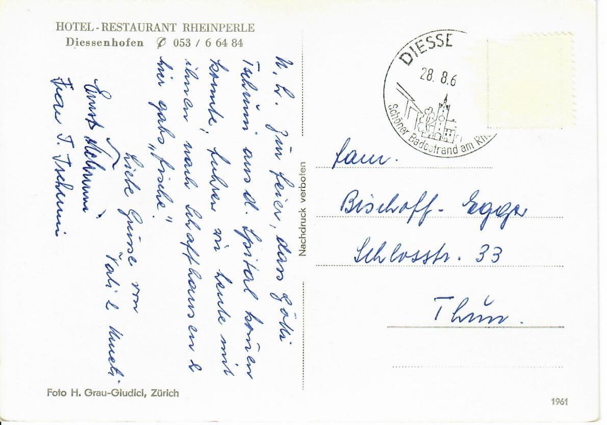 Cartes postales: Diessenhofen – D'occasion à Hochdorf par Ziegel-16 1