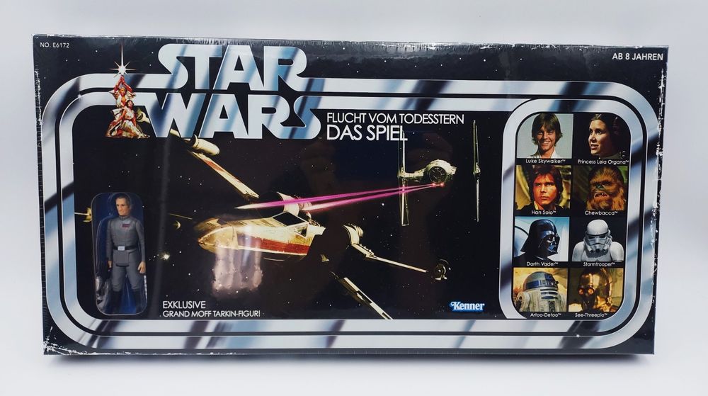 Star Wars Retro Brettspiel – Flucht Vom Todesstern Inkl. Exklusiver Tarkin-Figur, Für Fans Ab 8 Jahren