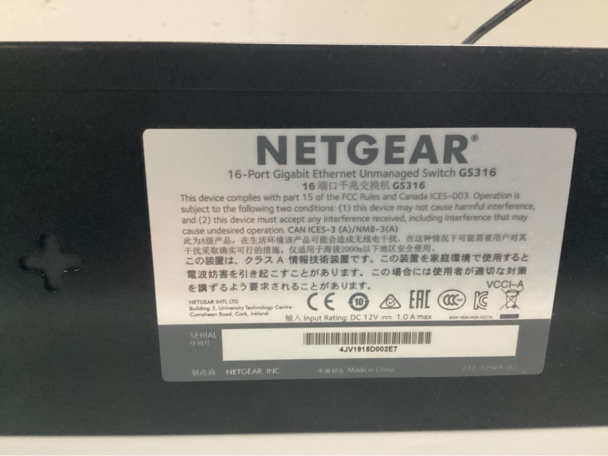 Netgear Hub & Switch: Switch NETGEAR GS316 – Usato da Hägglingen venduto da Enikolaus 1