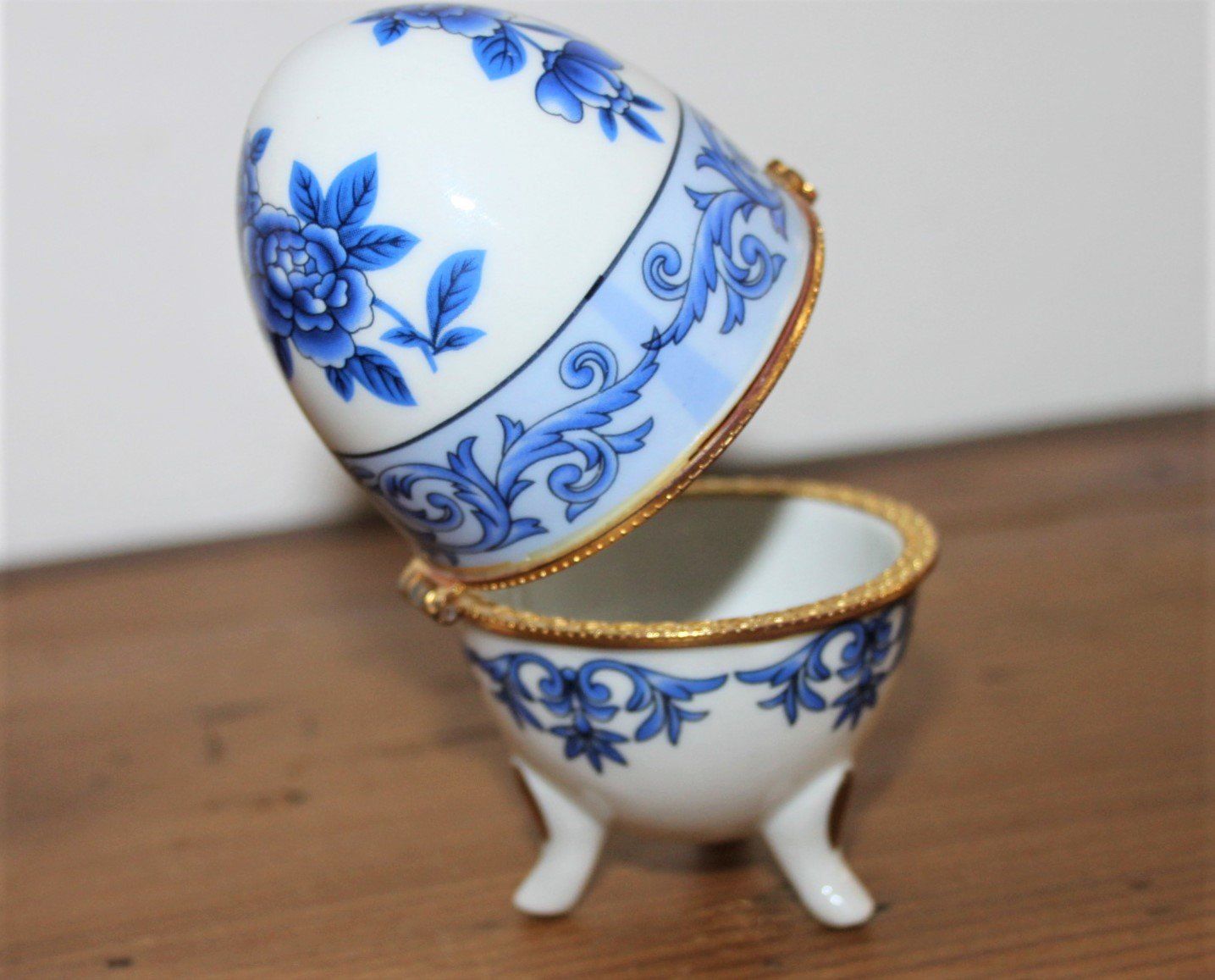 Alle Dekorationen: Vintage Schmuck Ei in blau – Gebraucht aus Otelfingen von Jupi07 3