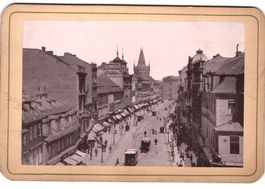 Fotografie Prag, Der Graben, Strassenans