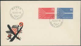 1957 - Europamarken - FDC ET · it