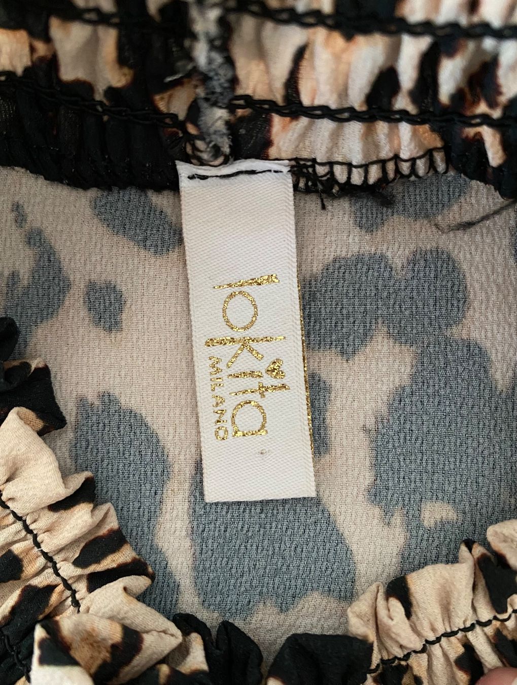 Kleider: Kleid in Schwarz/Beige, Gr. M/38 – Gebraucht aus Zürich von Maria2021 3