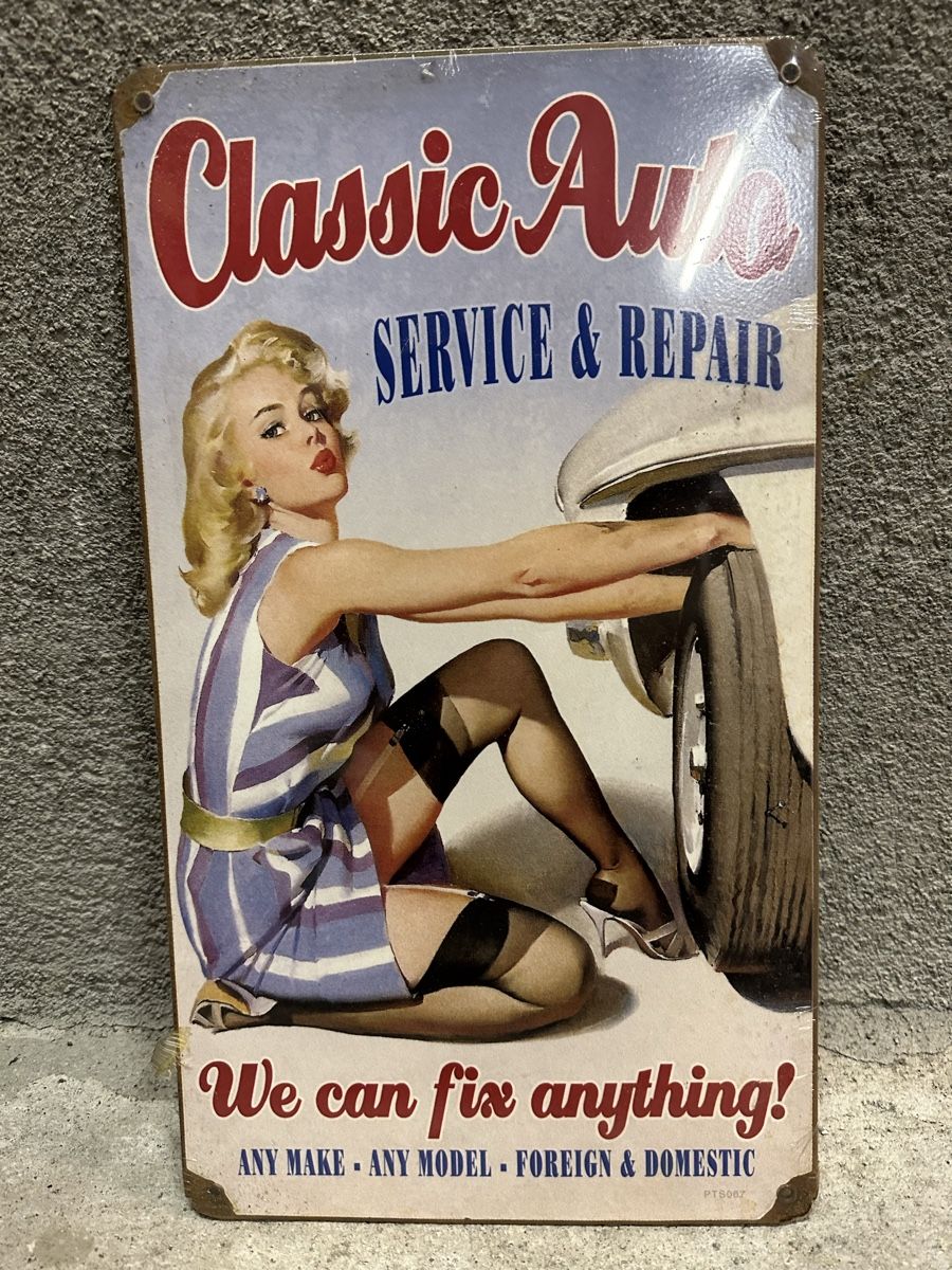 Insegne: Classic auto pin up – Nuovo (secondo la descrizione) da Reinach AG venduto da rares75