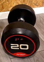 20kg dumbbell 💪🏼 Jordan Premium Kurzhanteln Gummiert 20 Kg