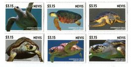 Briefmarken "Schildkröten". Nevis