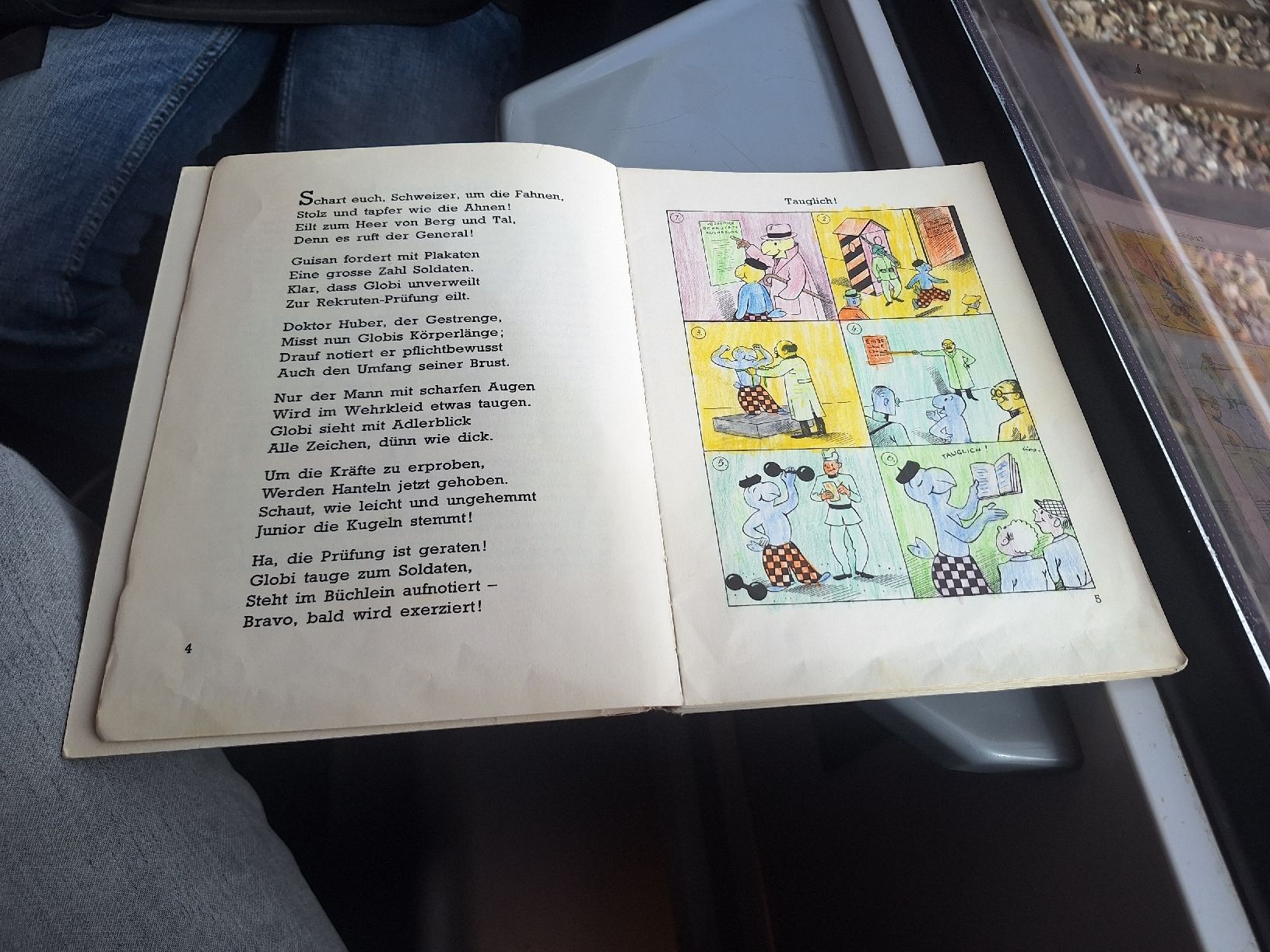 Fumetti: Globi wird Soldat 4.Auflage; wenig bemalt – Usato da Schaffhausen venduto da RicardoSchaffhausen 4