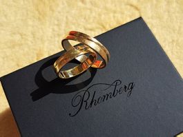 Partnerringe Rhomberg 750/18 Karat Gelbgold