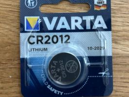 Varta CR2012 Lithium Batterie, Neu und Originalverpackt
