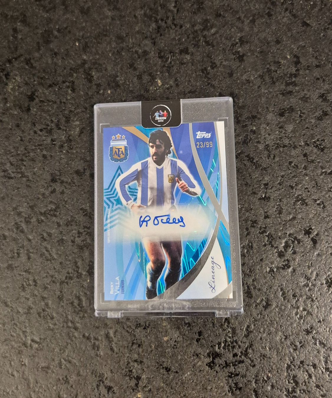 Topps Carte collezionabili: Ricky Villa /99 Autogramm - Argentinien - Topps – Nuovo (secondo la descrizione) da Burg AG venduto da Danoe