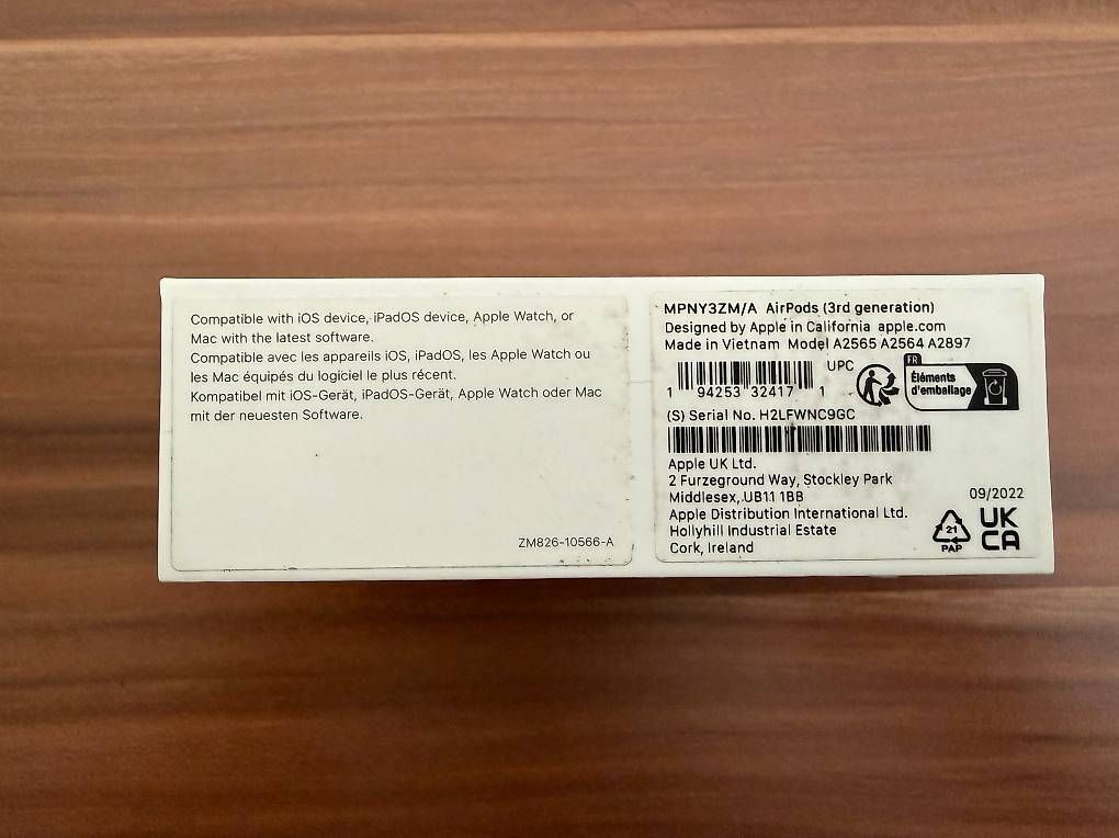 Apple Cuffie: Apple AirPods (3rd Gen.) mit Lightning-Ladecase – Usato da Thun venduto da Trihani7 4