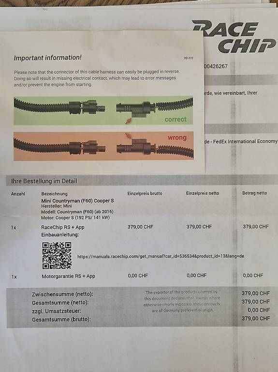 Mini Toutes les pièces détachées: Chip Tuning Mini - Bmw 192 cv 2018 – D'occasion à Düdingen par gilardid 2