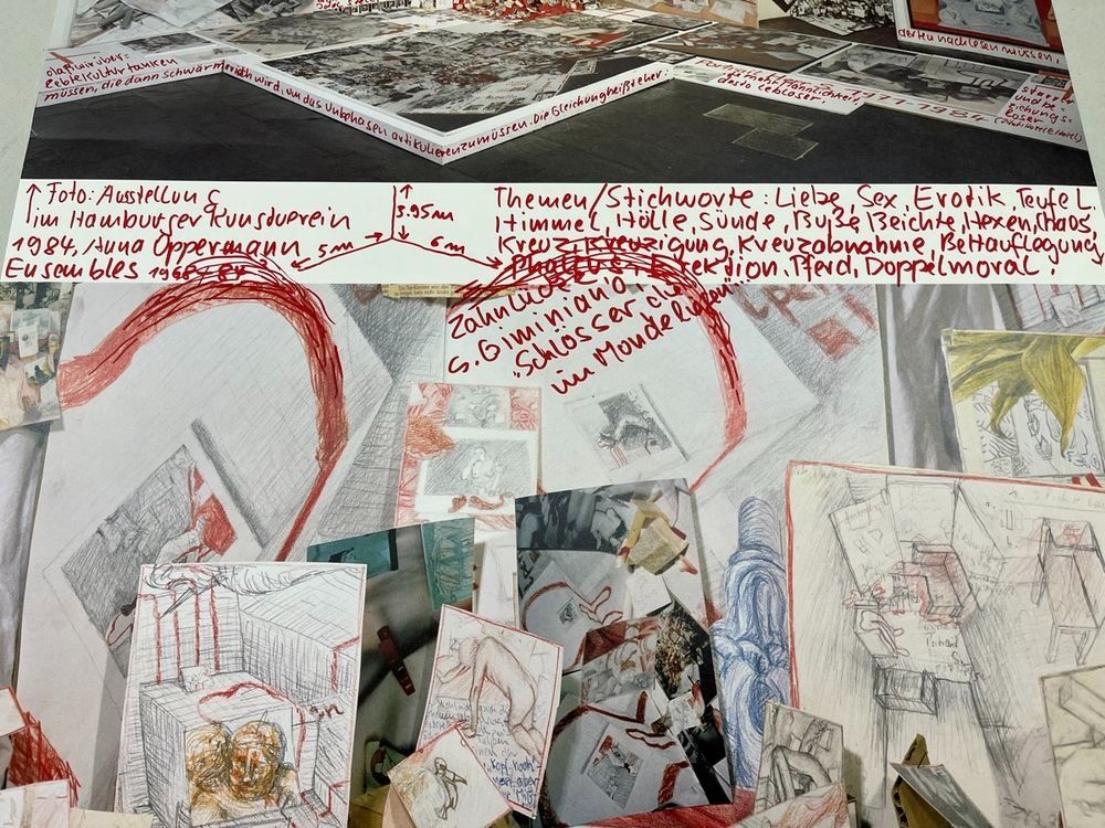 Poster & Bilder: Anna Oppermann  Handmonogrammiert A.O.   OFFSET – Gebraucht aus Gersau von grafik-kunst 2