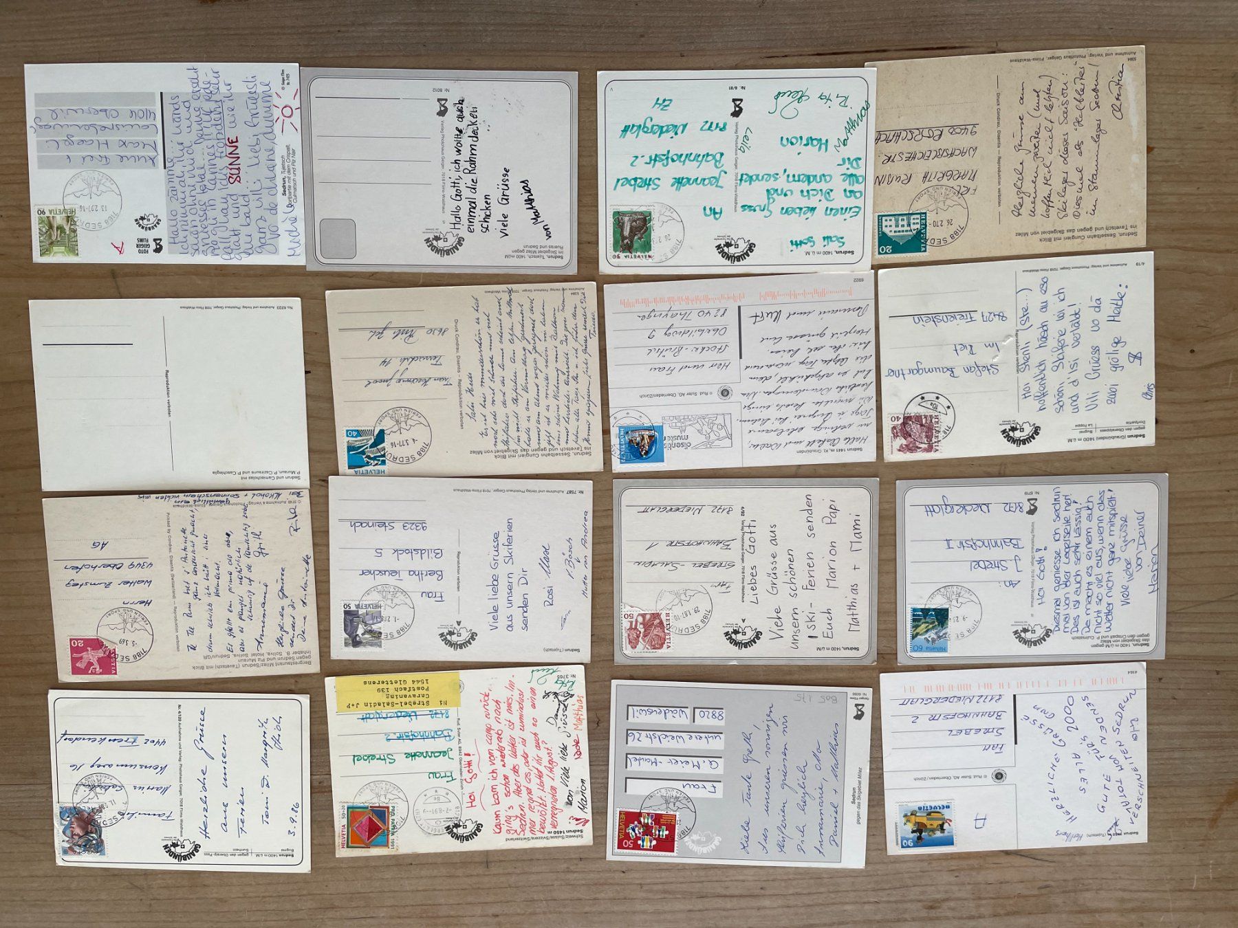 Cartes postales: AK GR 16 Ansichtskarten von Sedrun – D'occasion à Thal par Danny82 1