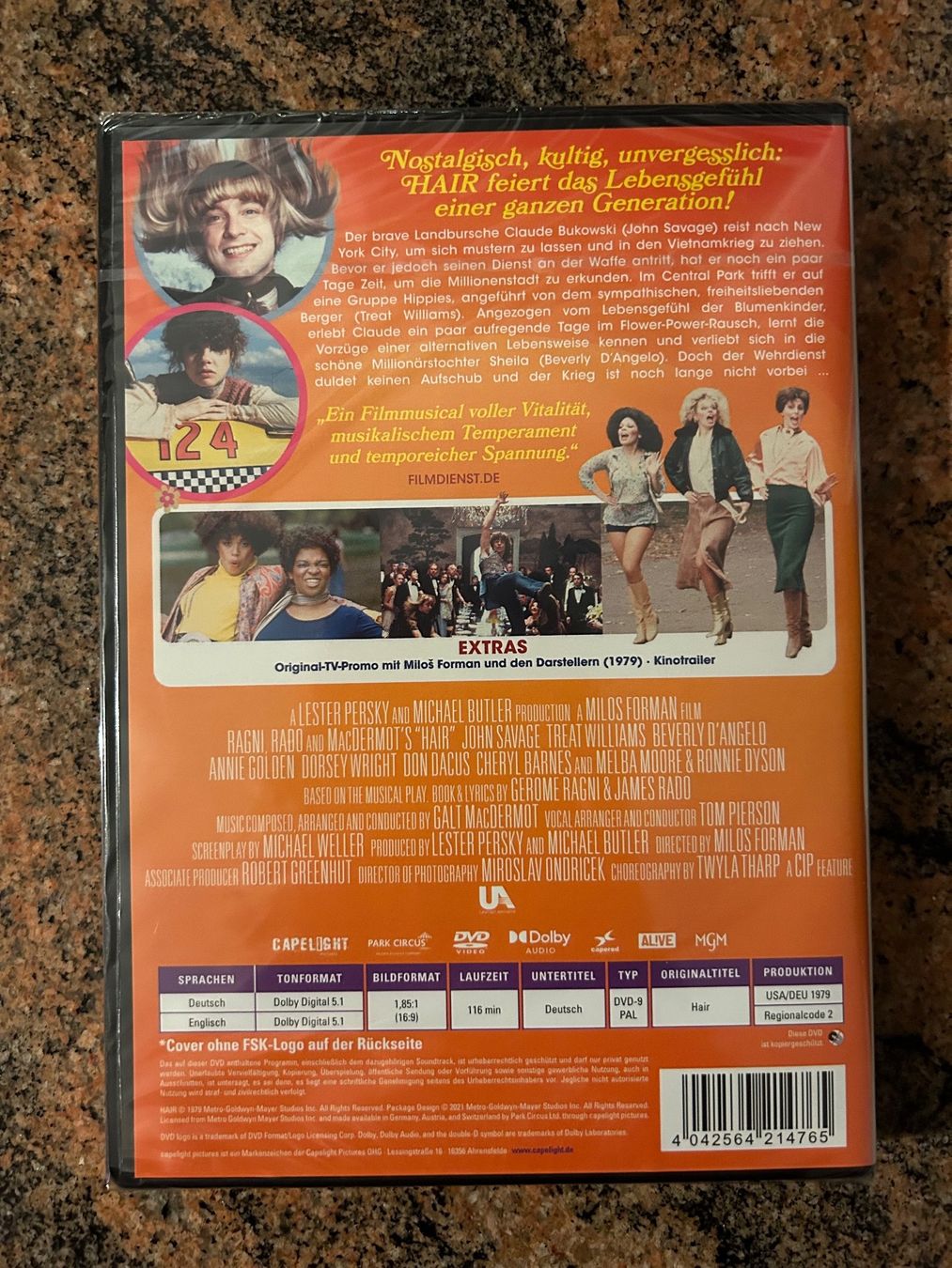 Tutti i DVDs: HAIR DVD – Nuovo e nell'imballaggio originale da Bern venduto da iva_zwk6 1