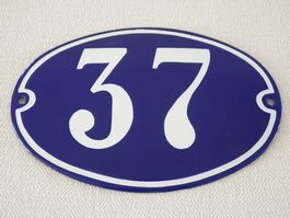 Email Schild  37 für Hausnummer