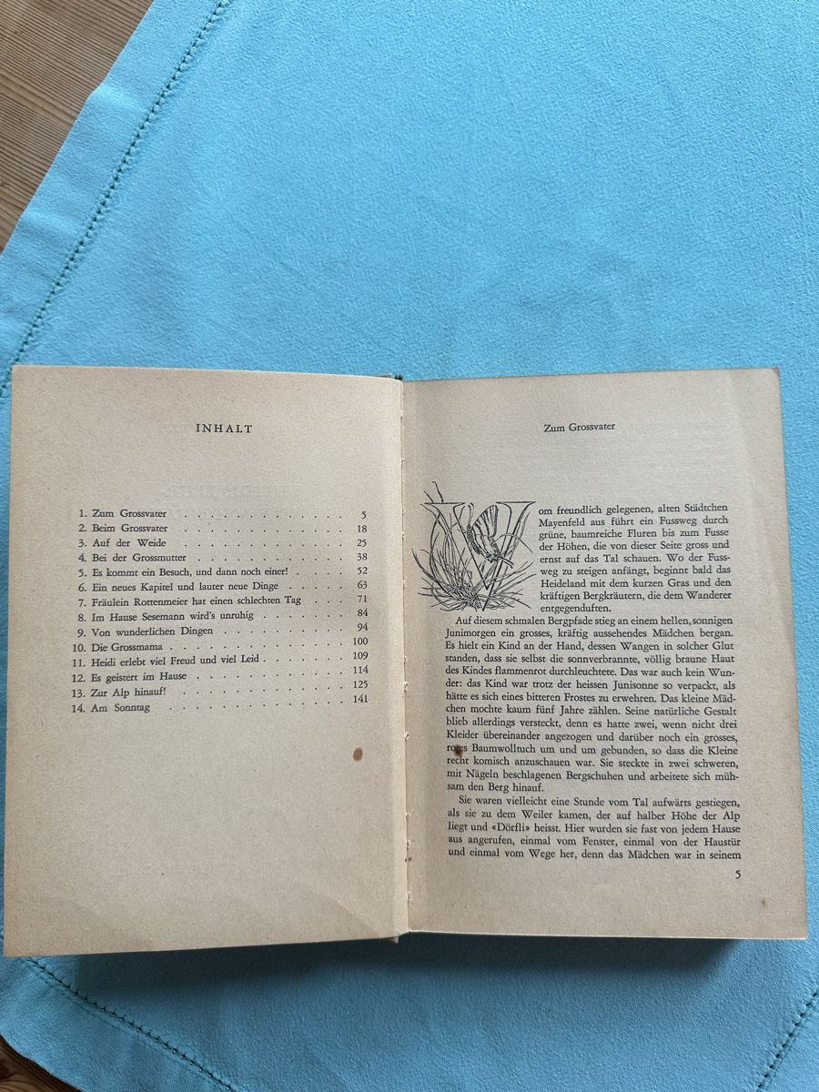 Libri: Heidi Buch 1949 – Usato da Schöfflisdorf venduto da Katrins02 6