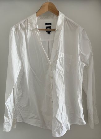 Gap Bluse Baumwolle weiss Gr. XL