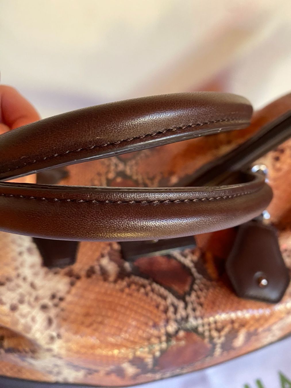 Longchamp Taschen für Damen: Sac Cabas Longchamp – Édition Spéciale Python – Gebraucht aus Bernex von euma1976 5