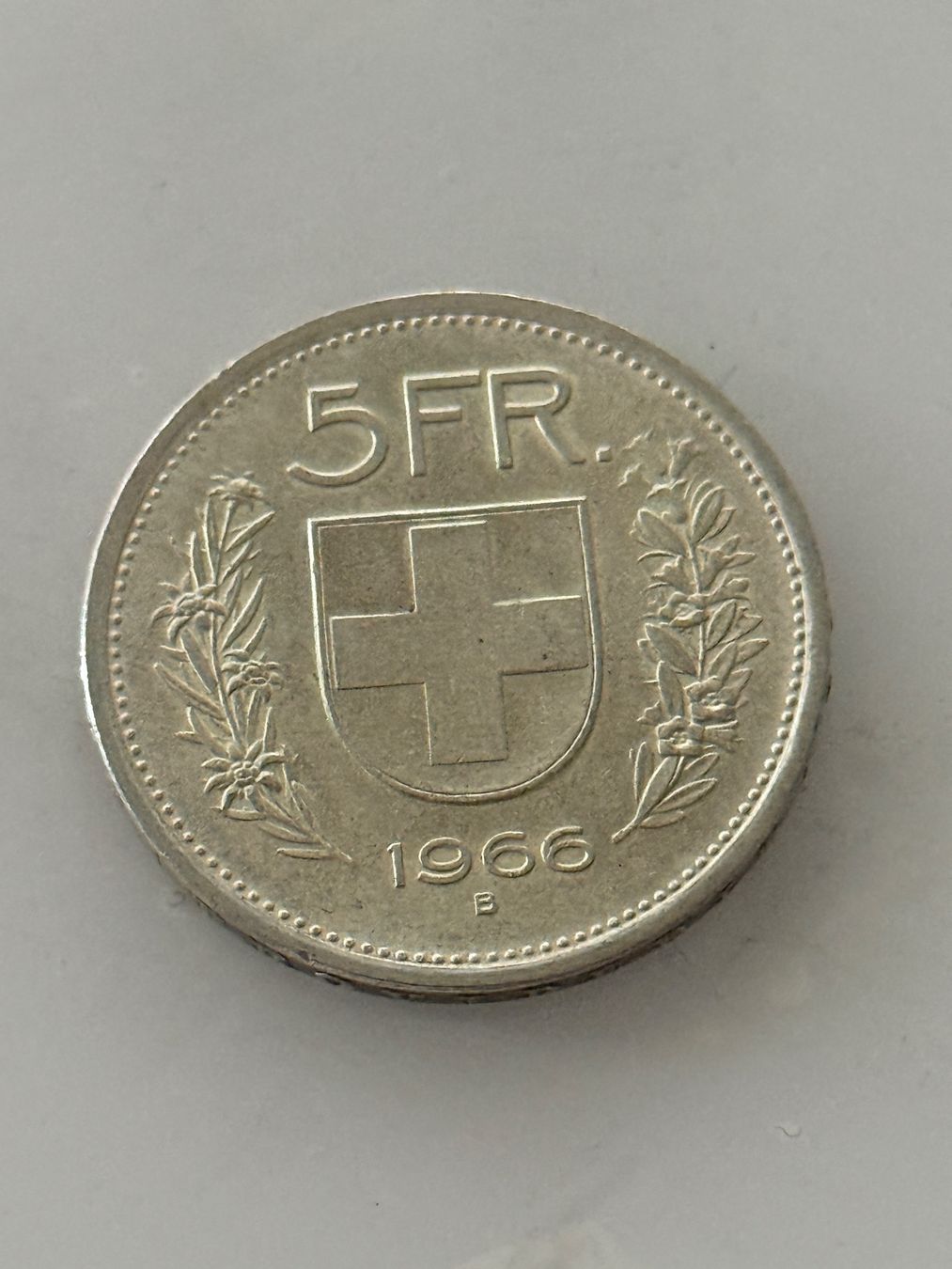 Toutes les monnaies: 5 Franken 1966  Silber – D'occasion à Wallisellen par SWISS_SILVER1 1