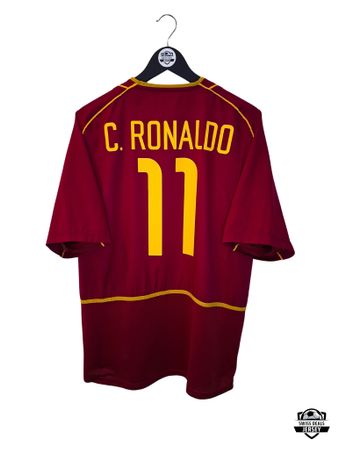 RONALDO #11 Original Portugal 2002-04 Home Trikot