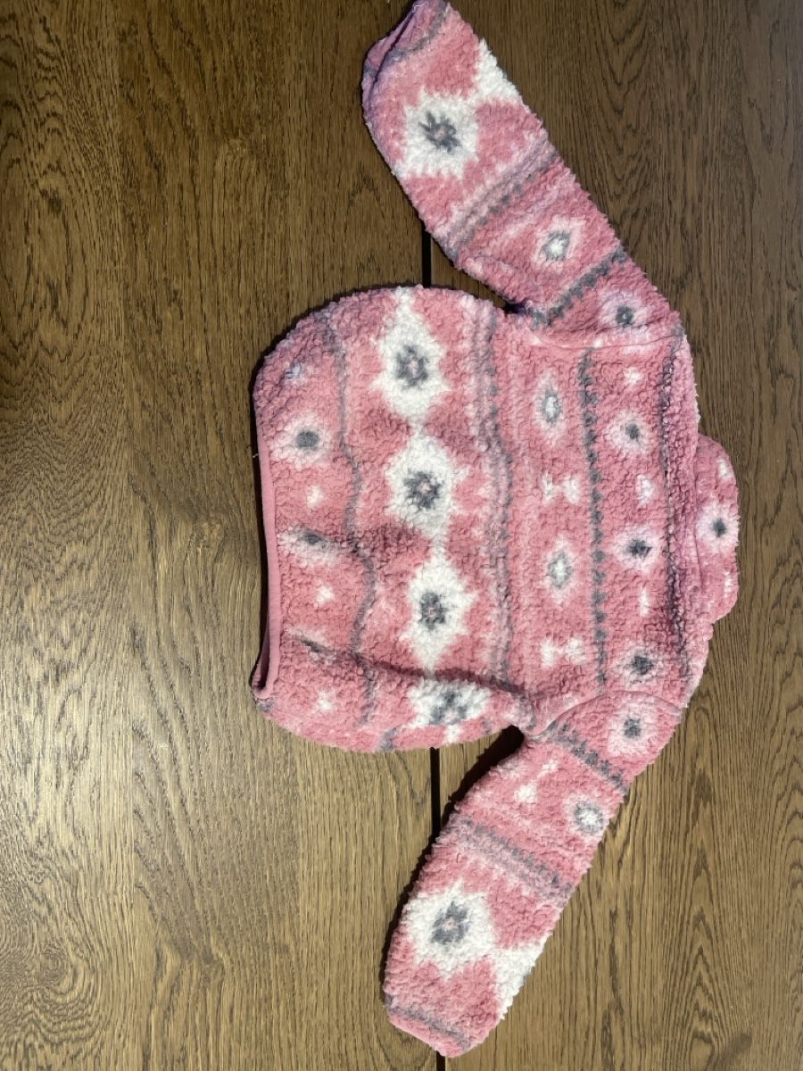 Pullover & Sweatshirts: Fleece Pullover Kinder Grösse 104 Rosa Muster guter Zustand – Gebraucht aus Lyss von Vandy19 2