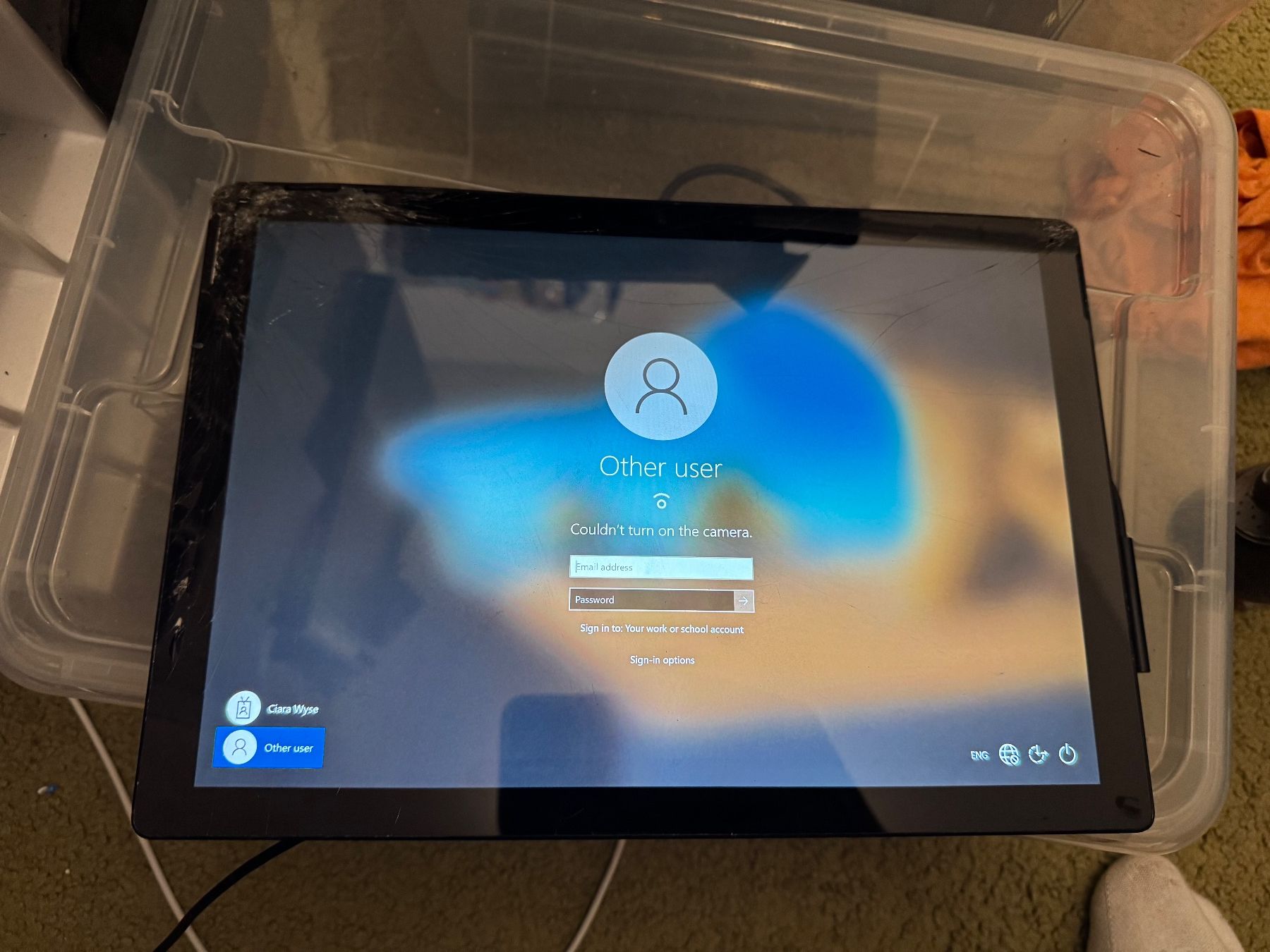 Microsoft Notebook: Surface Pro 7 256gb (i5 / 8GB Ram) Ab 50chf – Difettoso da Olten venduto da HoYa01