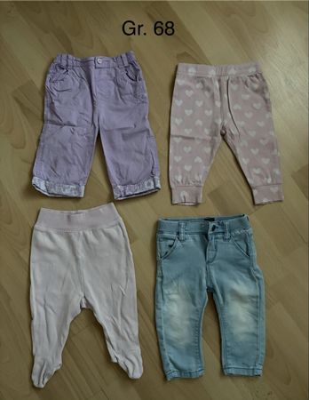 Hose Gr. 68, Mädchen, 4 Stück, Top Zustand, Frühling/Sommer