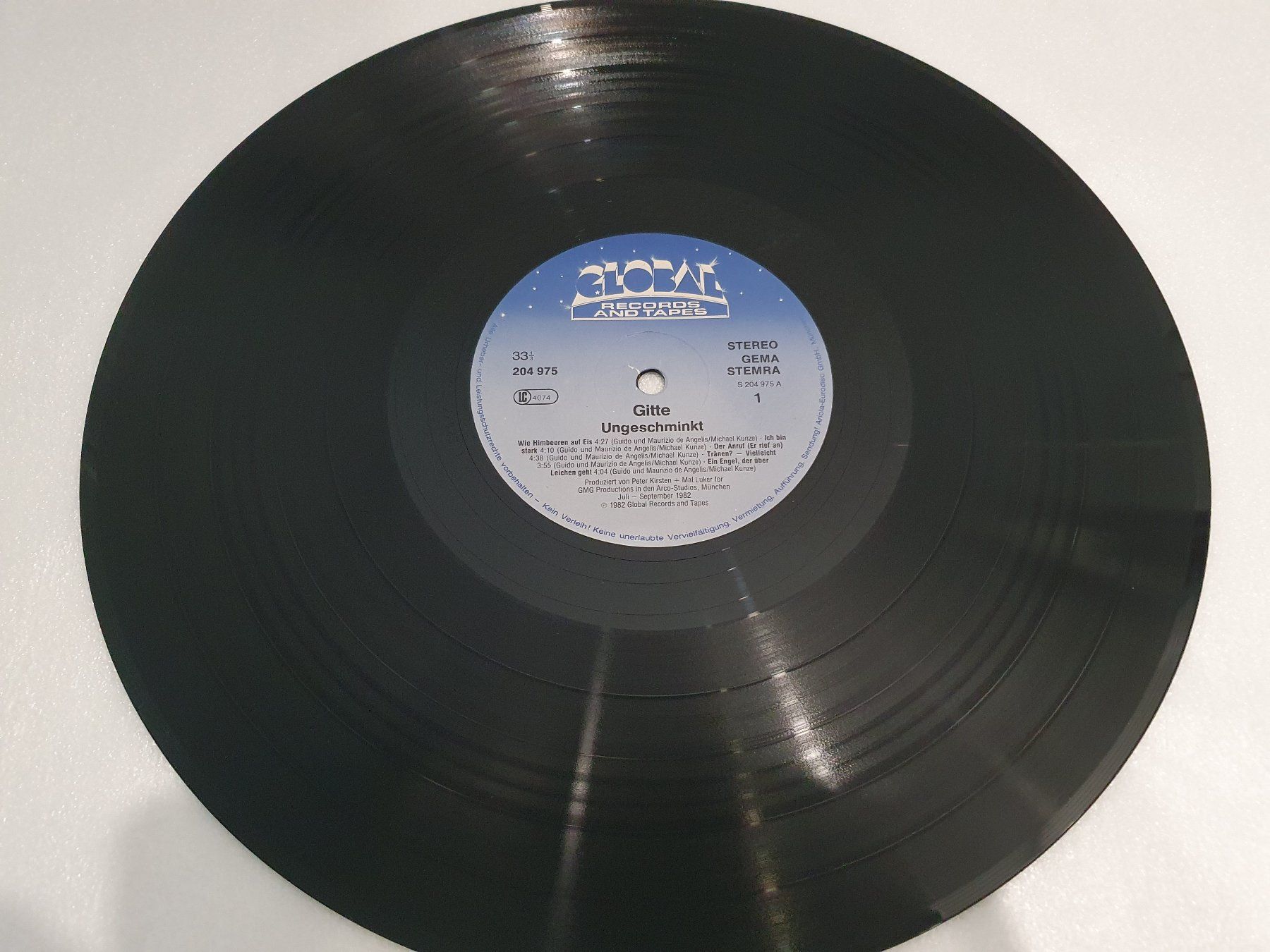 Dischi in vinile: Gitte – Ungeschminkt – Usato da Uster venduto da Vinyl-Leidenschaft 5