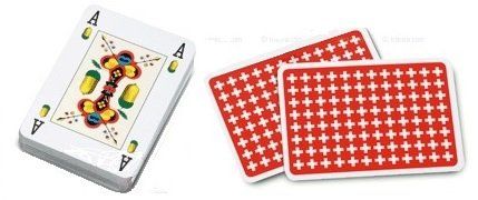 Giochi: Poker Karten SWISS Combi – Nuovo e nell'imballaggio originale da Humlikon venduto da GX30