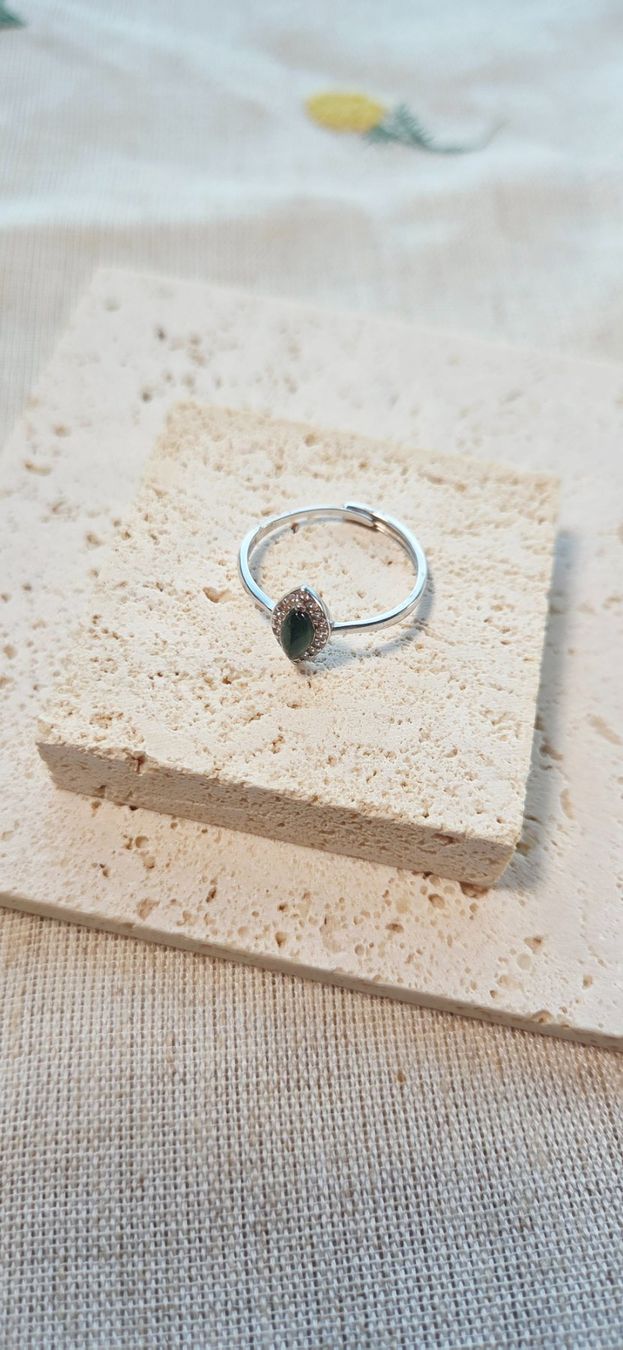 Anelli: NEW - S925 Jade Ring (Adjustable) – Nuovo (secondo la descrizione) da Zürich venduto da cin_wcf6 2