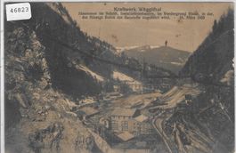 Kraftwerk Wäggithal - Staumauer im Bau