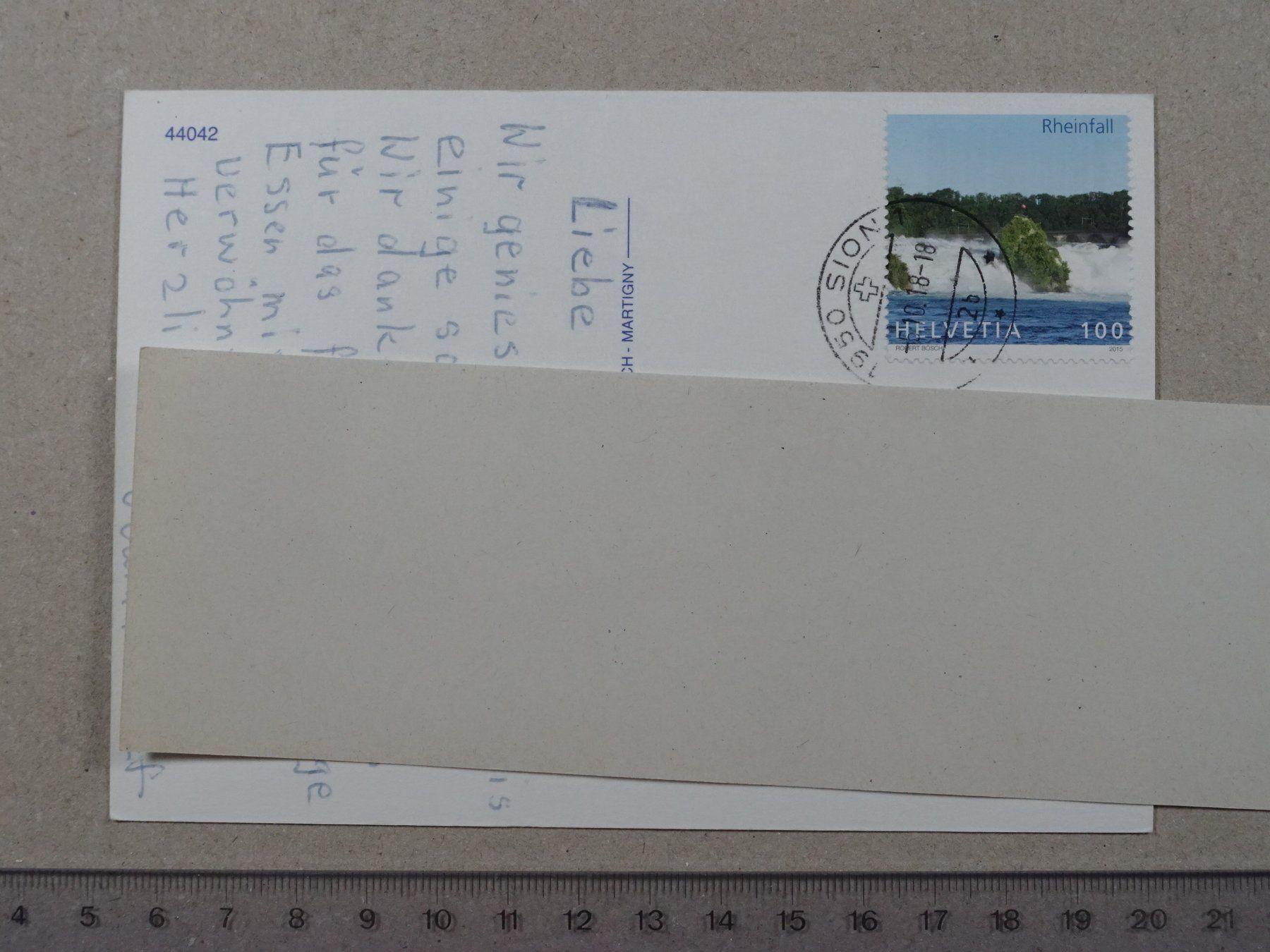 Ansichtskarten: Arbaz, 2018, Poststempel SION – Gebraucht aus Lenzburg von fh1 1