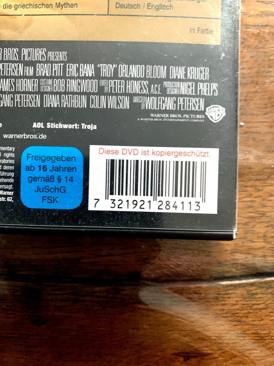 Tutti i DVDs: TROJA (2 DISC DVD EDITION) – Usato da Emmen venduto da newcar4you 4