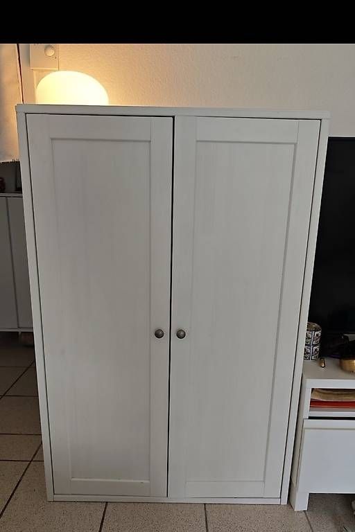 Armadi: White Wall Cabinet with Double Doors – Usato da Genève venduto da Noemie.wrmsi 3